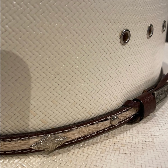 Straw Hat | 10x | Cattleman Crease | 59 | 7 3/8 - Picture 8 of 8